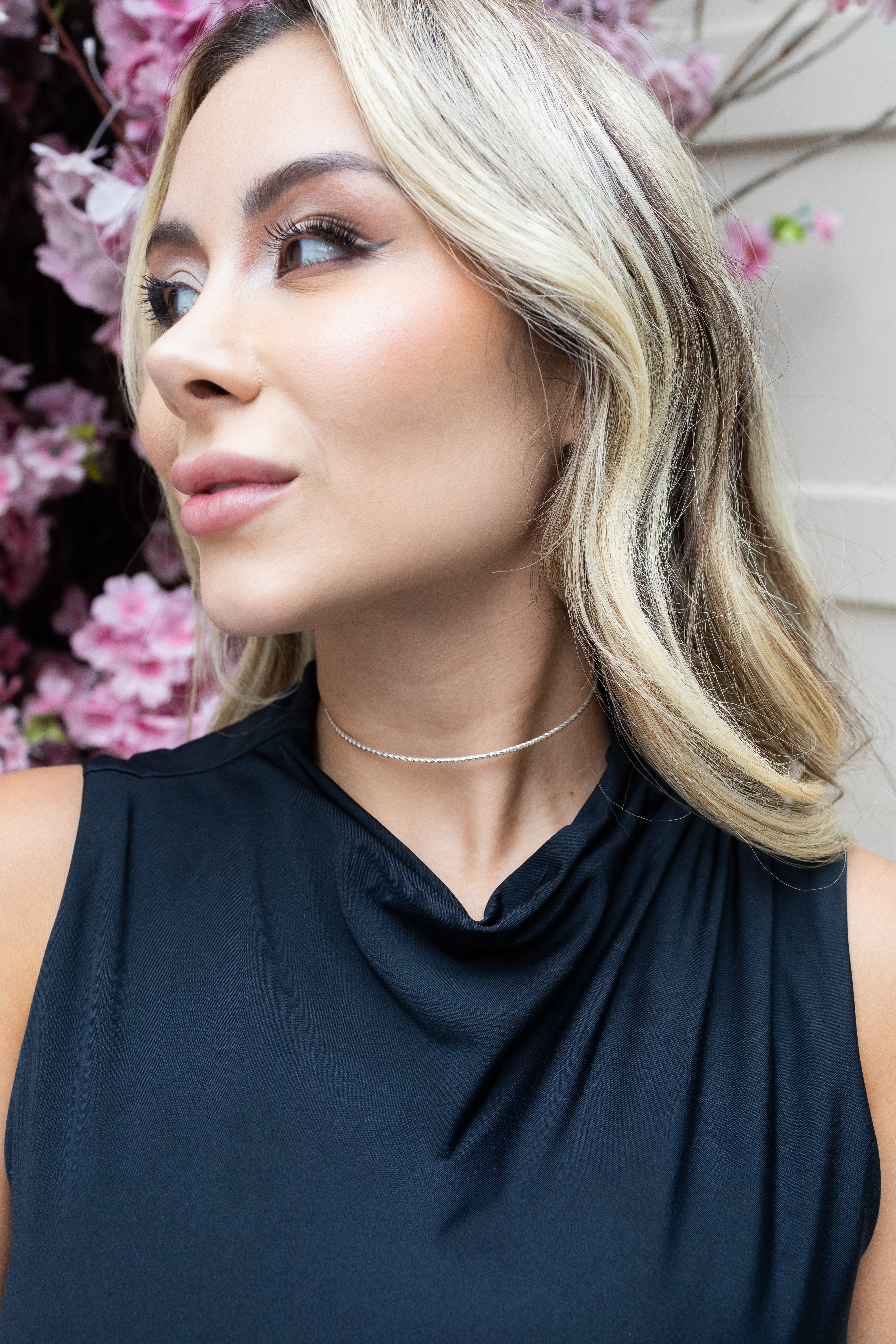 Choker Trançada em Prata 925