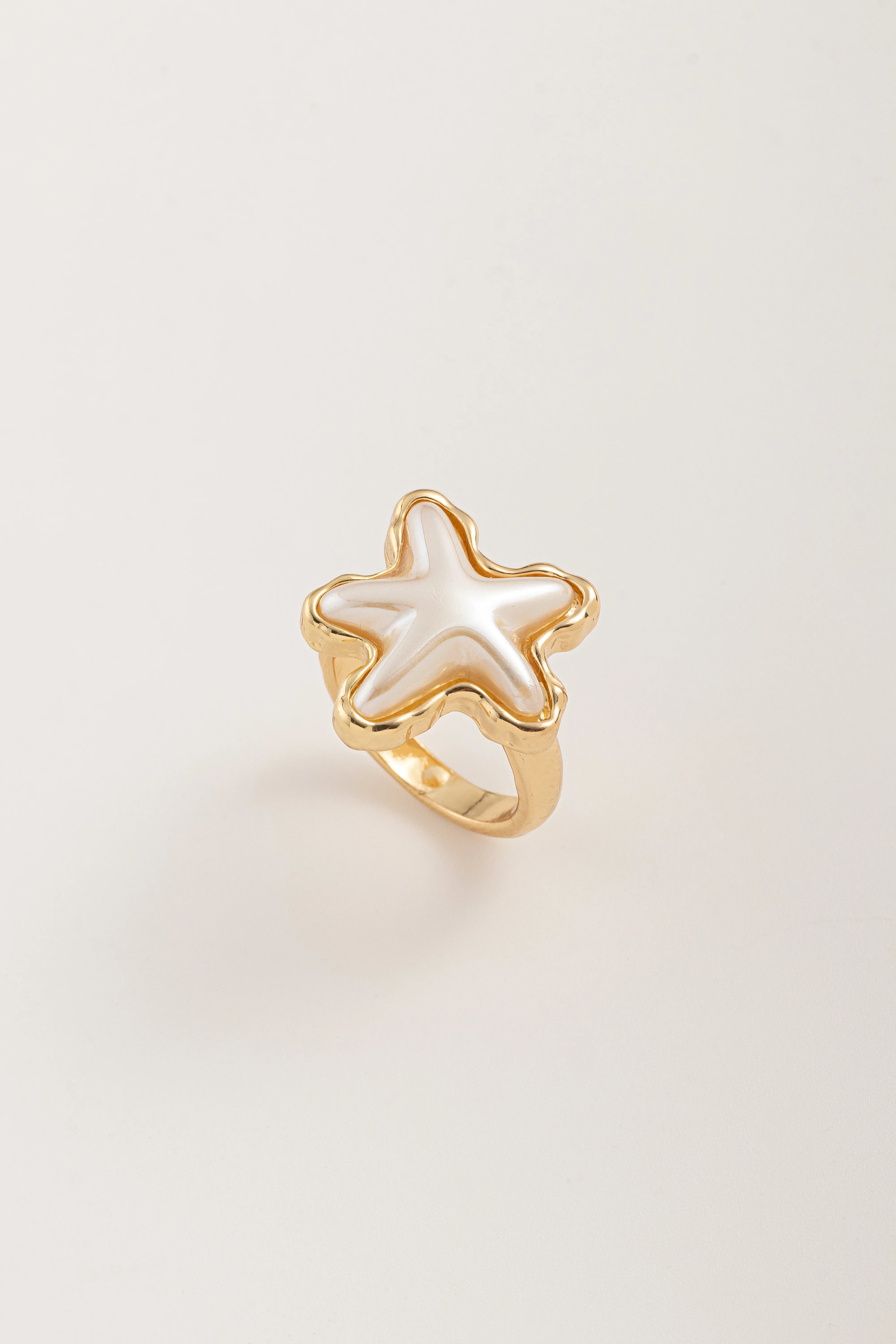 Anel Estrela de Madrepérola